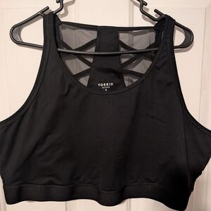 Torrid Active Black Sports Bra Size 4